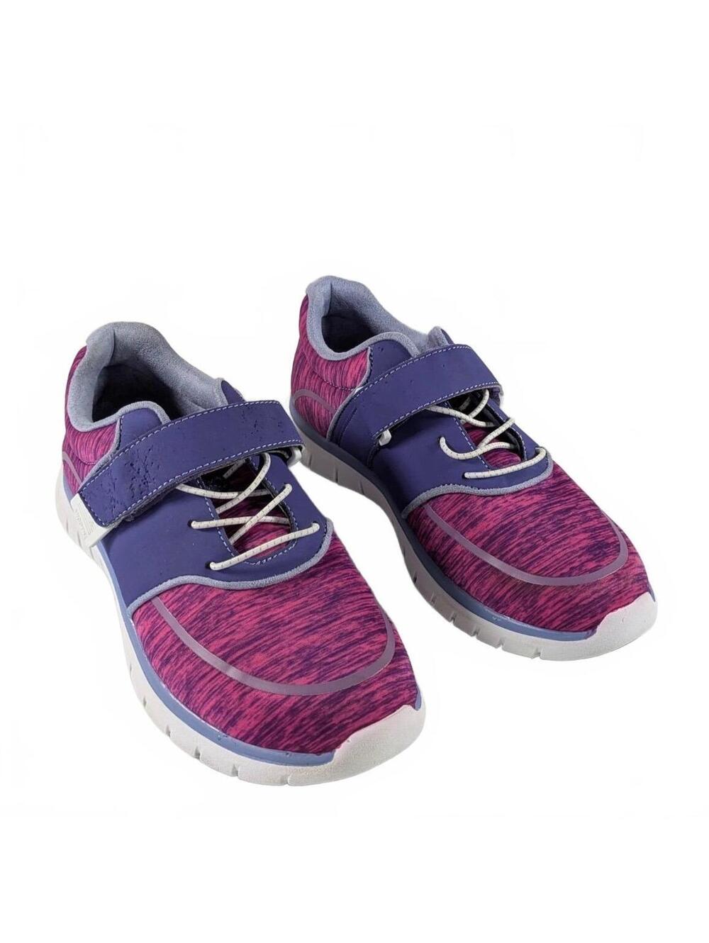 Anodyne No 45 Womens Sport Jogger Purple Pink Diabetic Orthopedic Shoes Size 10M